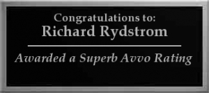 CA Attorney Avvo Congrats Rich Rydstrom OC Attorney 2012