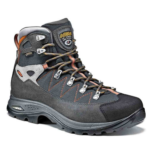 asolo finder GTX mens graphite gunmetal flame side