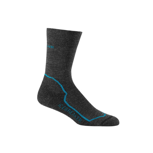 icebreaker womens socks hike   light crew jet heather