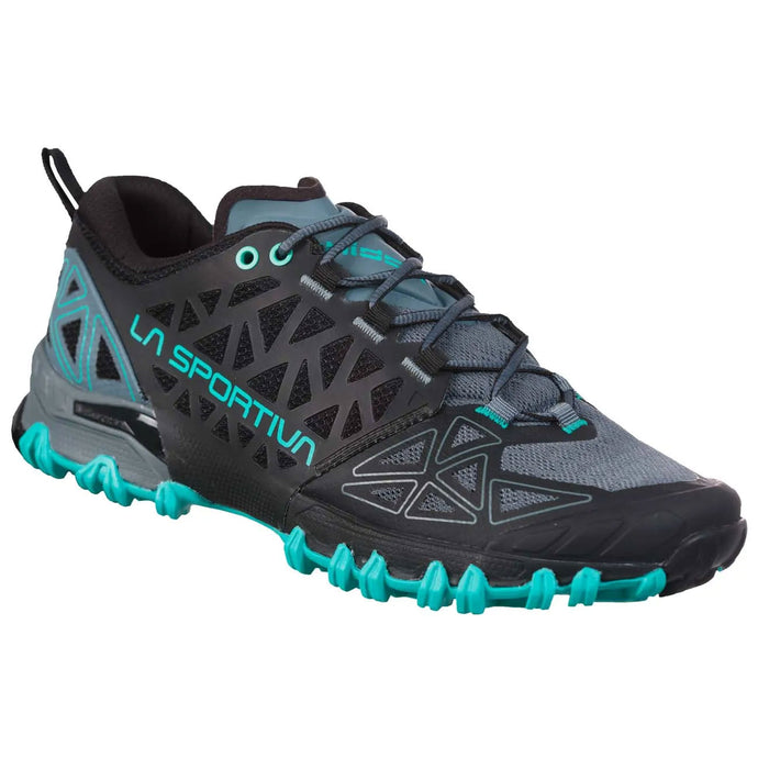 la sportiva womens bushido ii trail running shoe slate aqua 1