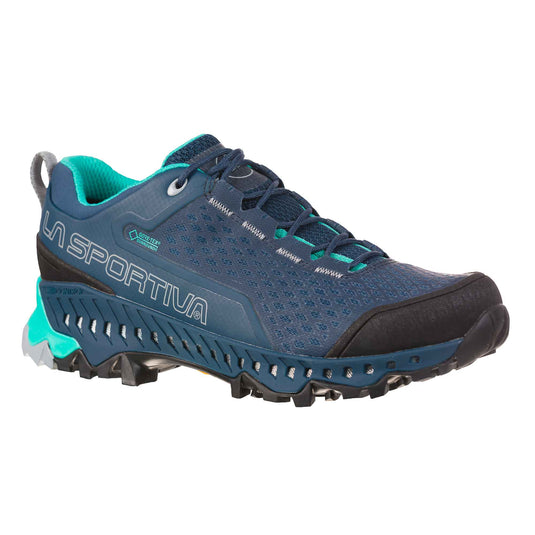 la sportiva womens spire gtx opal aqua hiking front side