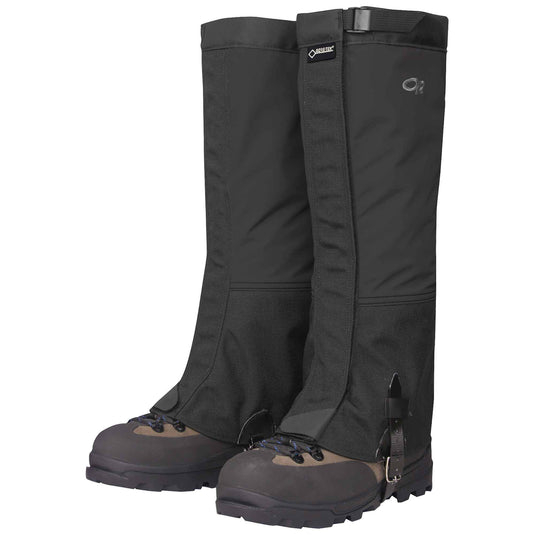 outdoor research crocodile gaiters mens black gtx