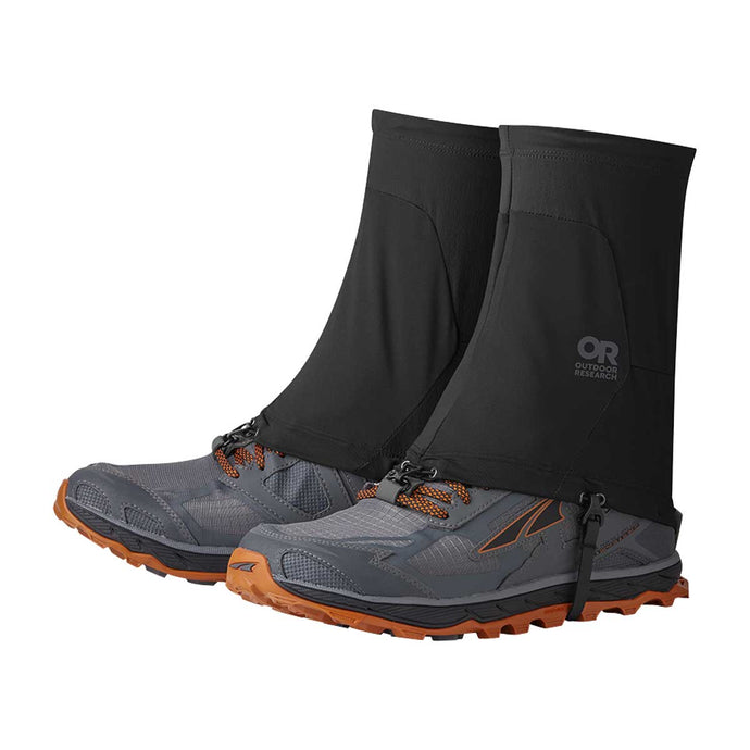 outdoor research ferrosi hybrid gaiters lightweight trail black 1