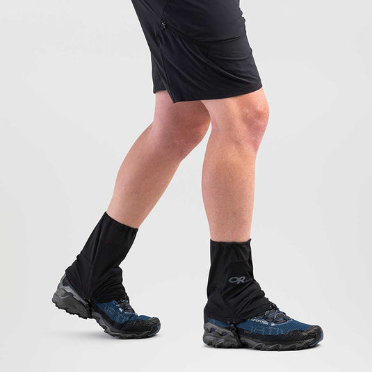 outdoor research ferrosi hybrid gaiters lightweight trail black 2